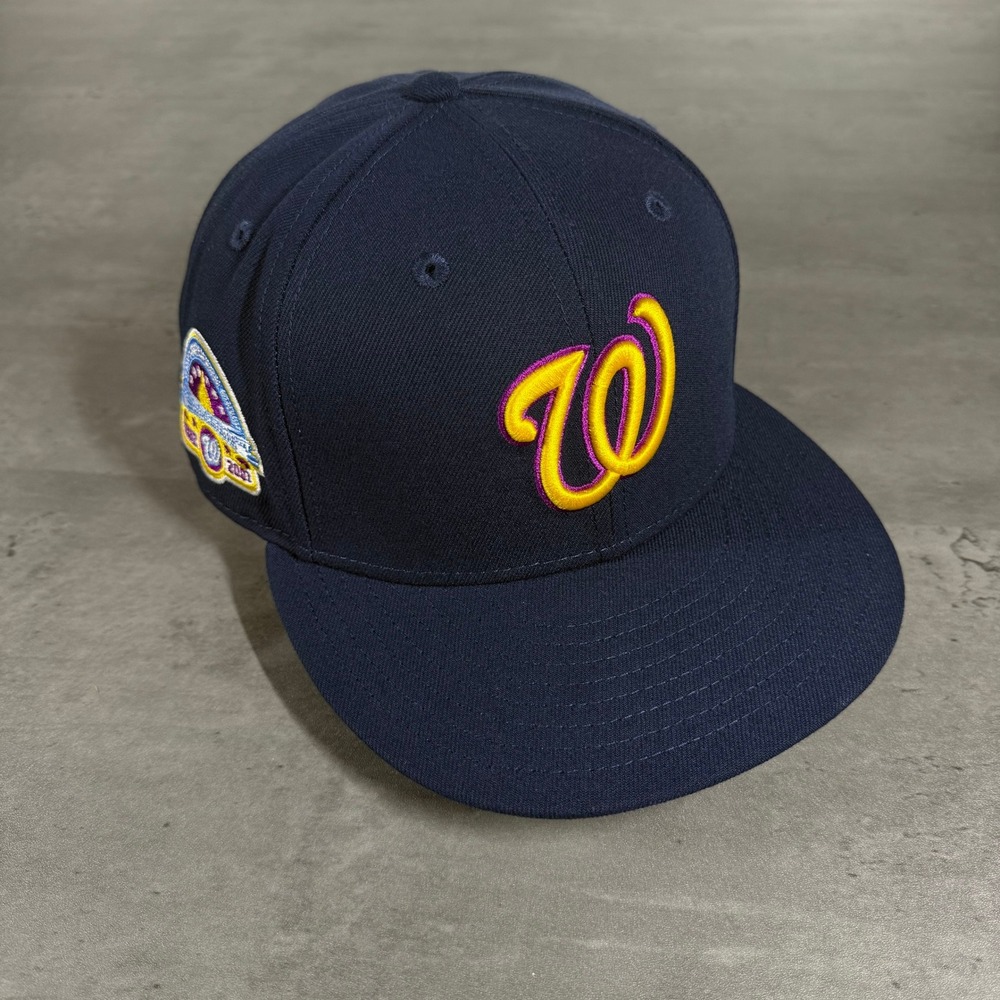 Hat Club Washington Nationals New Era Cap 7 5/8 Quiet‎ Storm RFK Navy Purple MLB